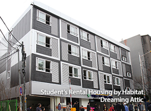 Student's Rental Housing by Habitat 'Dreaming Attic'