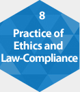 Practice of ethics and law-compliance